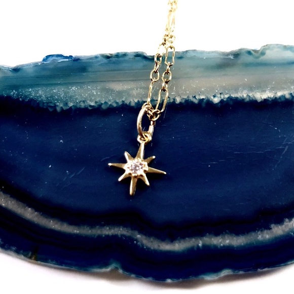 Star Necklace, Celestial, North Star, Polaris - Picture 2 of 10